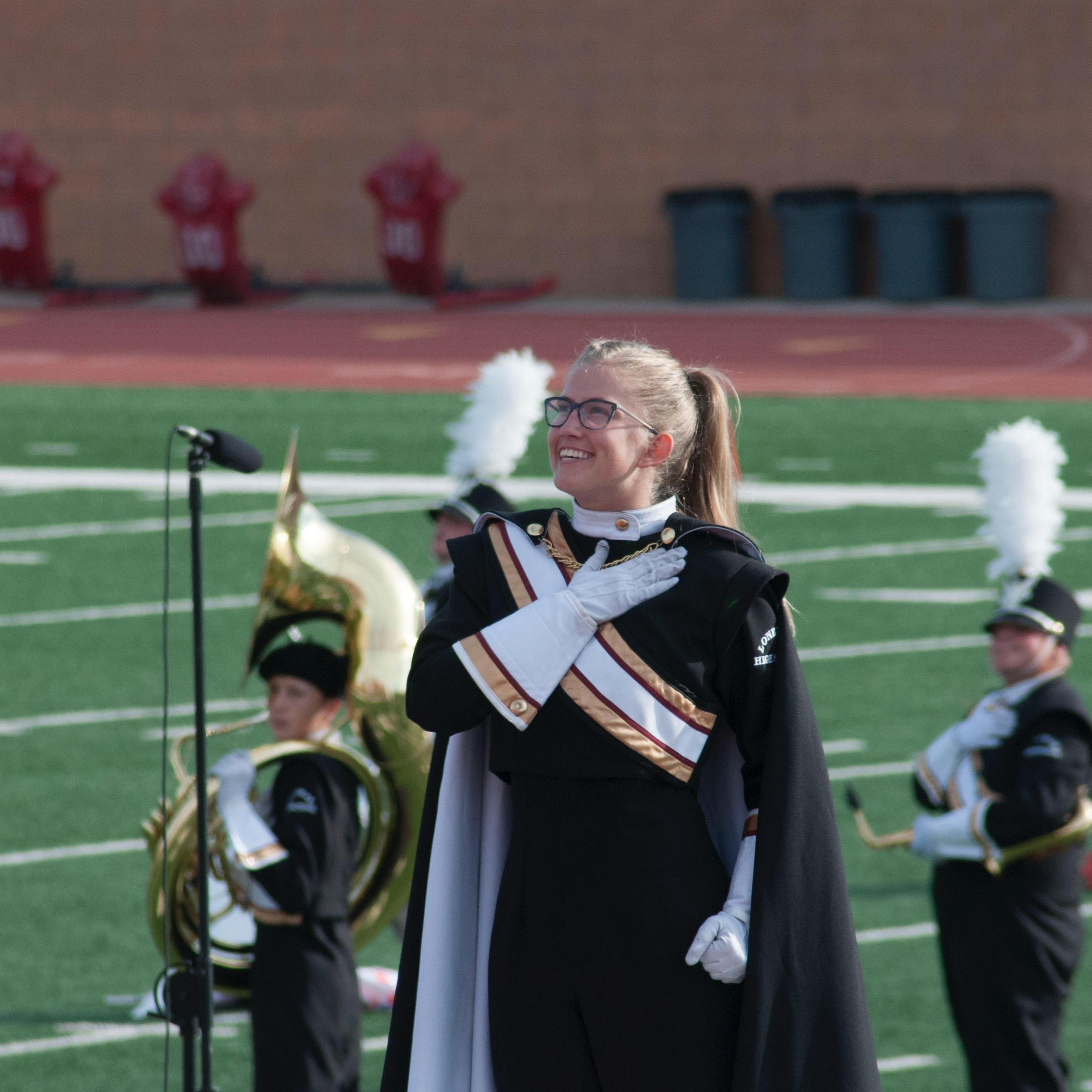 Maja's last season of marching band