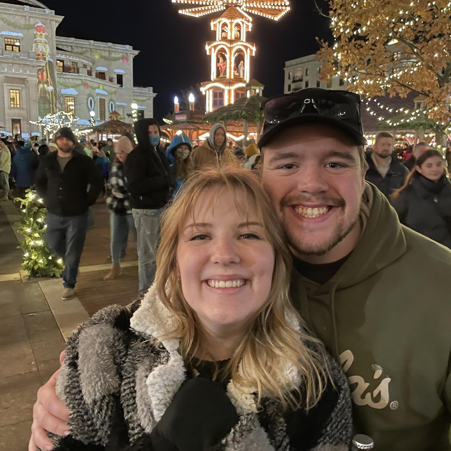 One of Ashley’s favorite memories, Christkringle Market!!