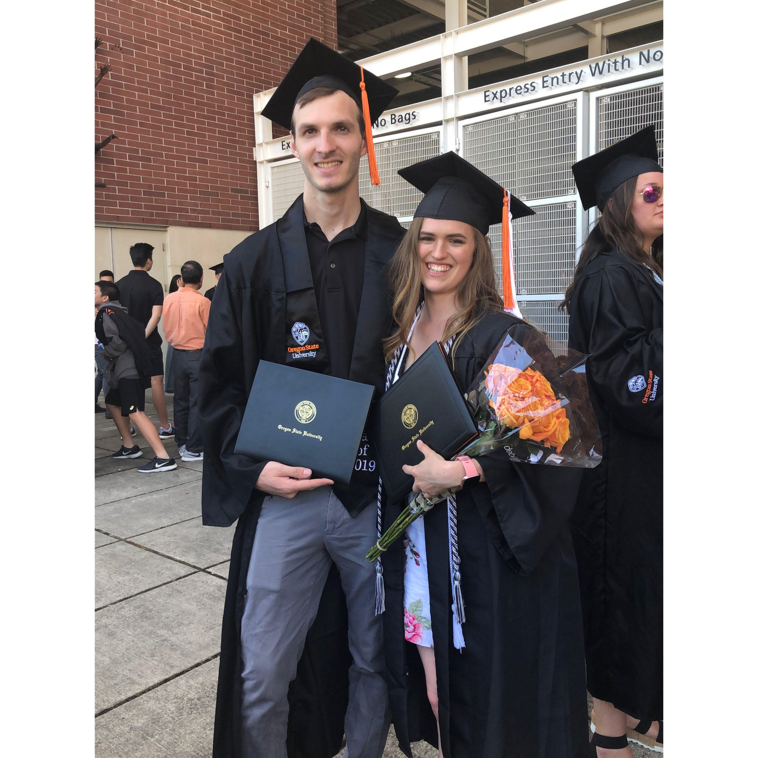 Getting them degrees together 2019