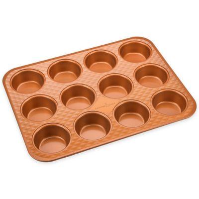 Copper Chef™ Diamond Bakeware 12-Cup Nonstick Muffin Pan