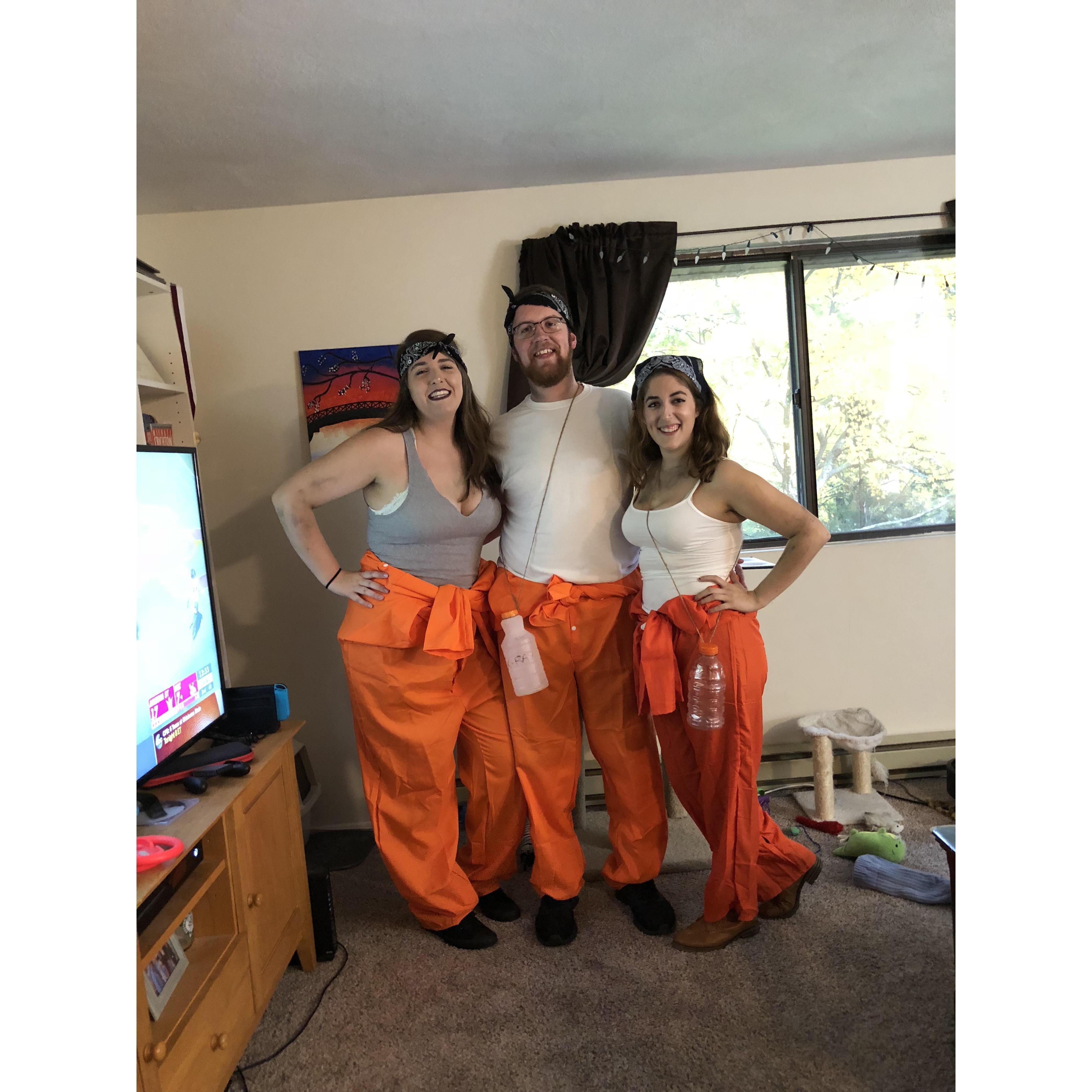 Another Halloween Costume, from the movie Holes! Featuring one of the bridesmaids: Michelle!