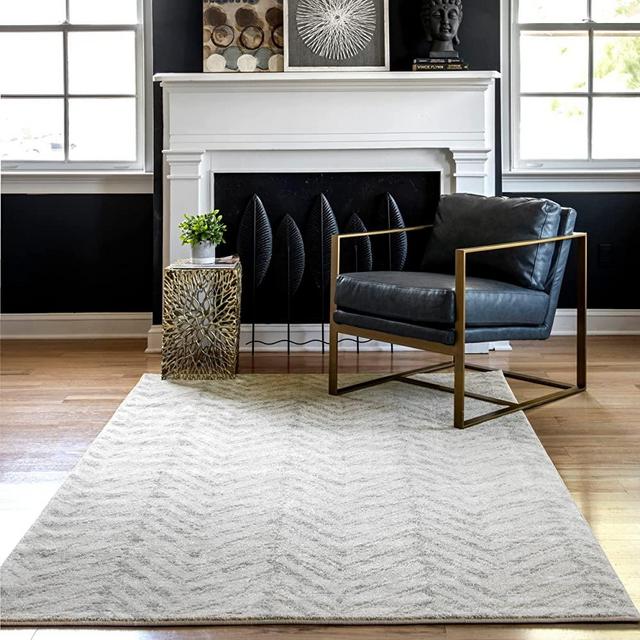 nuLOOM Rosanne Geometric Area Rug, 5' x 7' 5", Grey