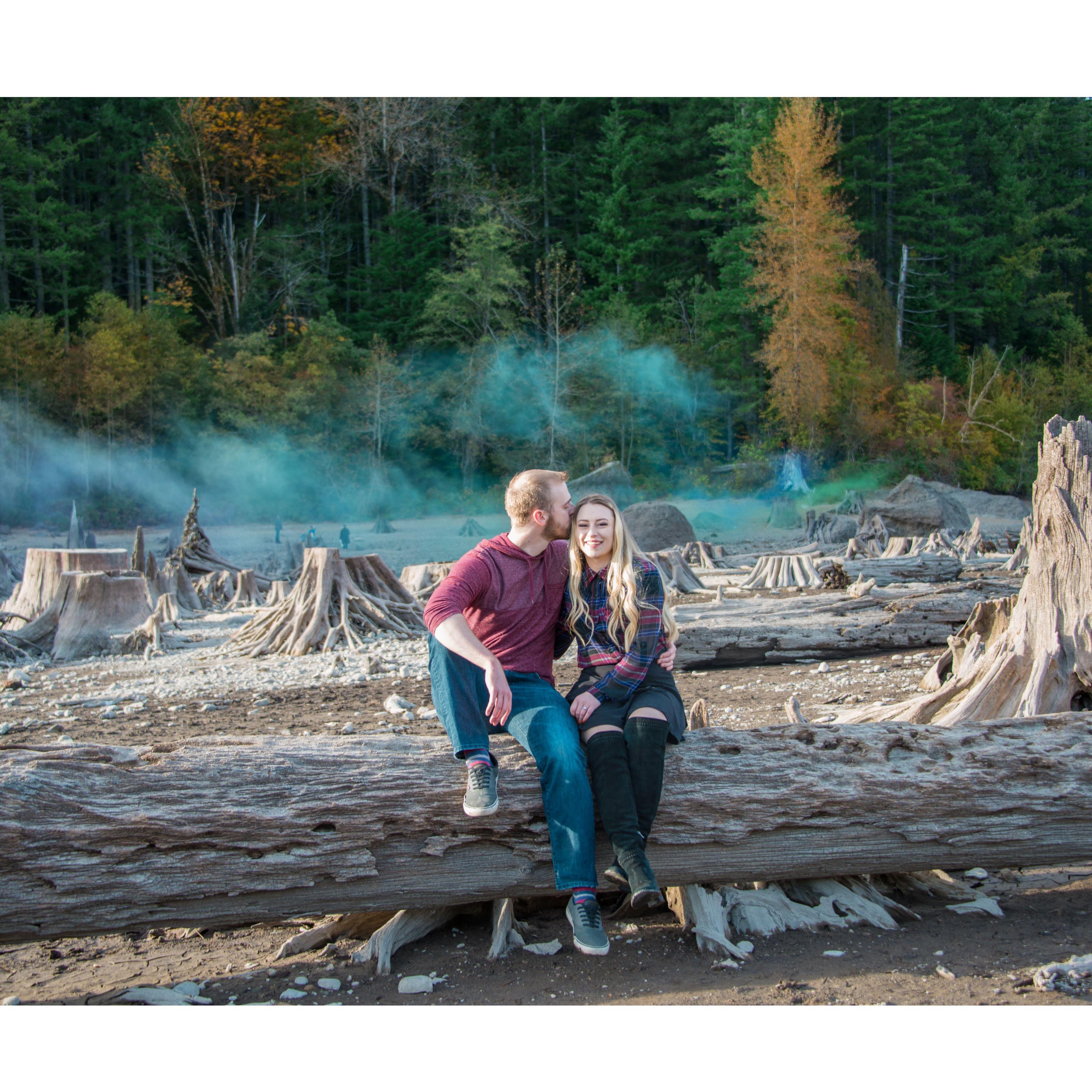Engagement photo shoot with Cheri Jensen
