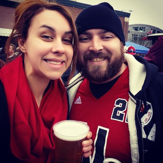 Megan agreed to join the Husker bandwagon, even though she still to this day has no idea what is going on.