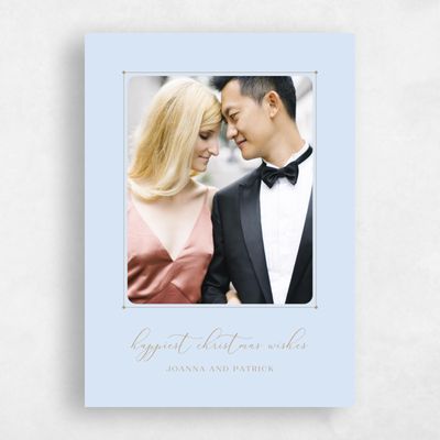 Sky, Blue Holiday Card - Colbie