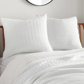 Mills Waffle Euro Sham, Set of 2
