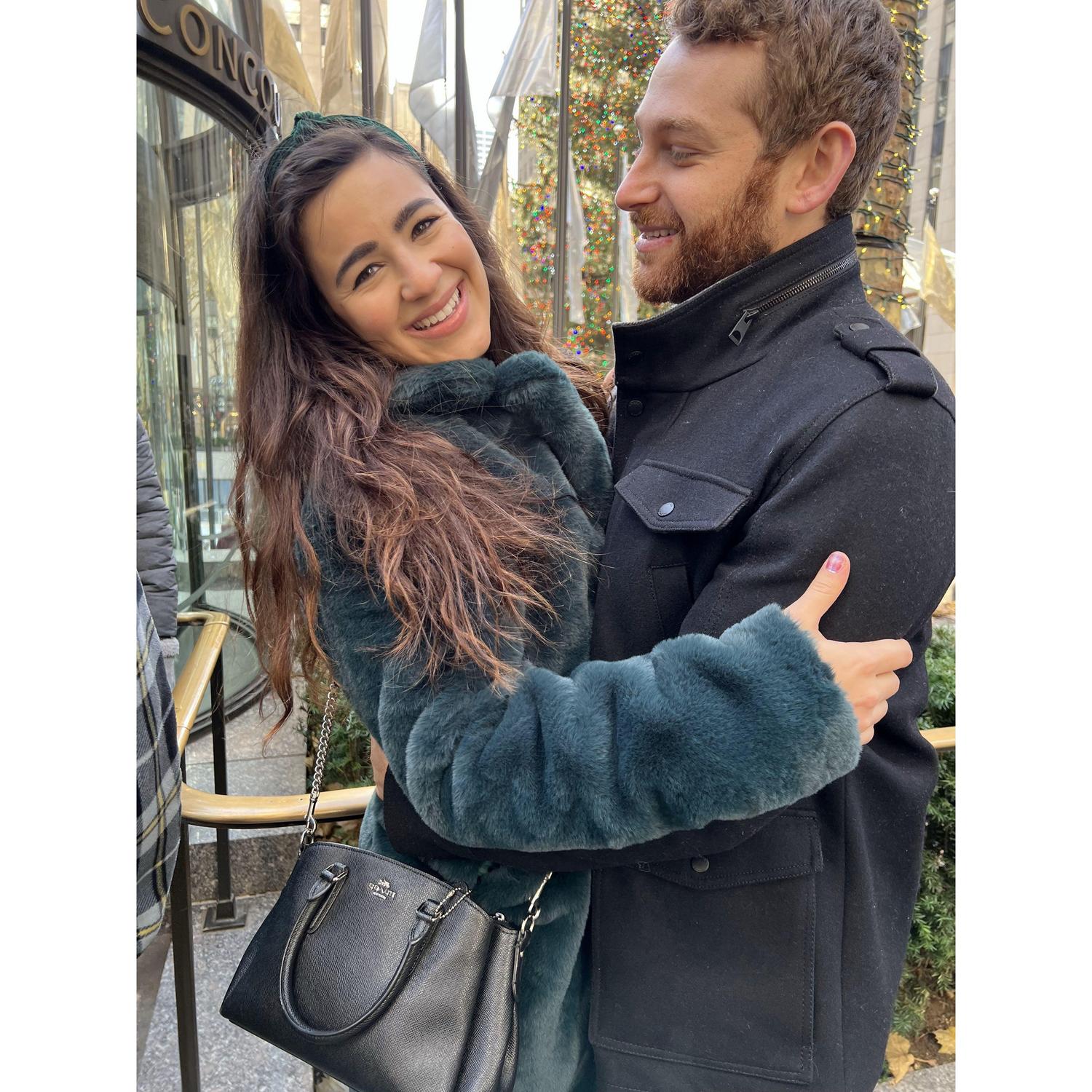 Winter trips to the city are our favorite!!