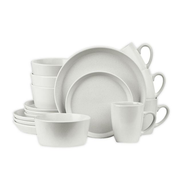 Stone Lain 16-Piece Dinnerware Set in Snow White