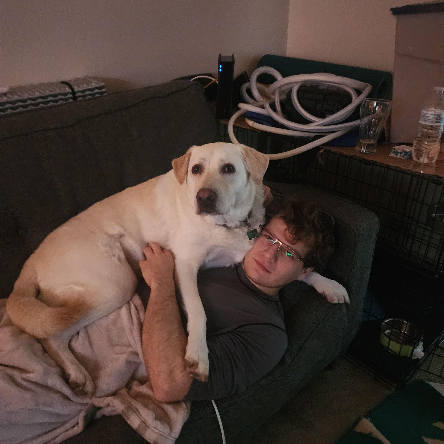 Squid has always been very attached to John LOL