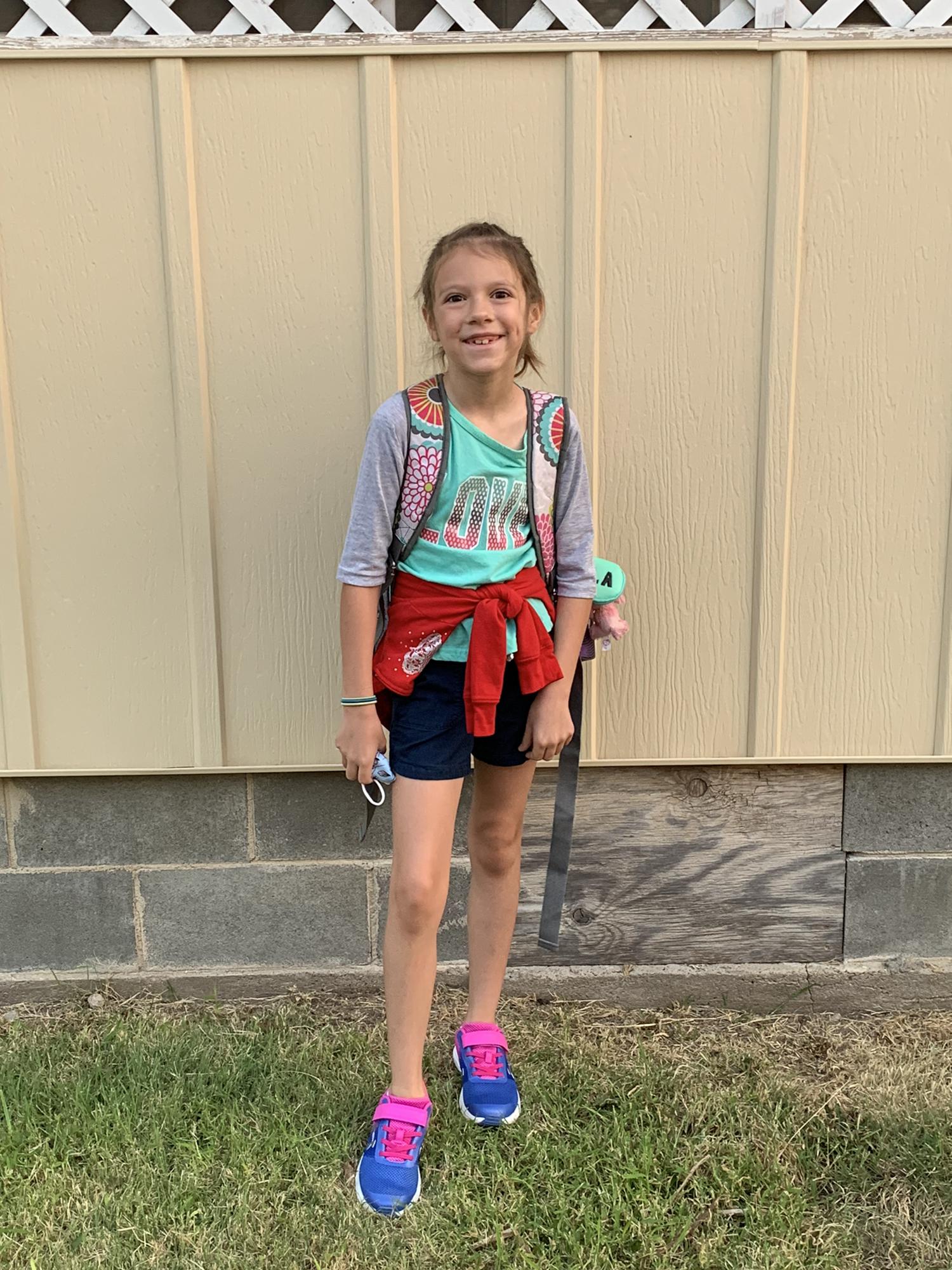 Lennox’s first day of school Aug 2020