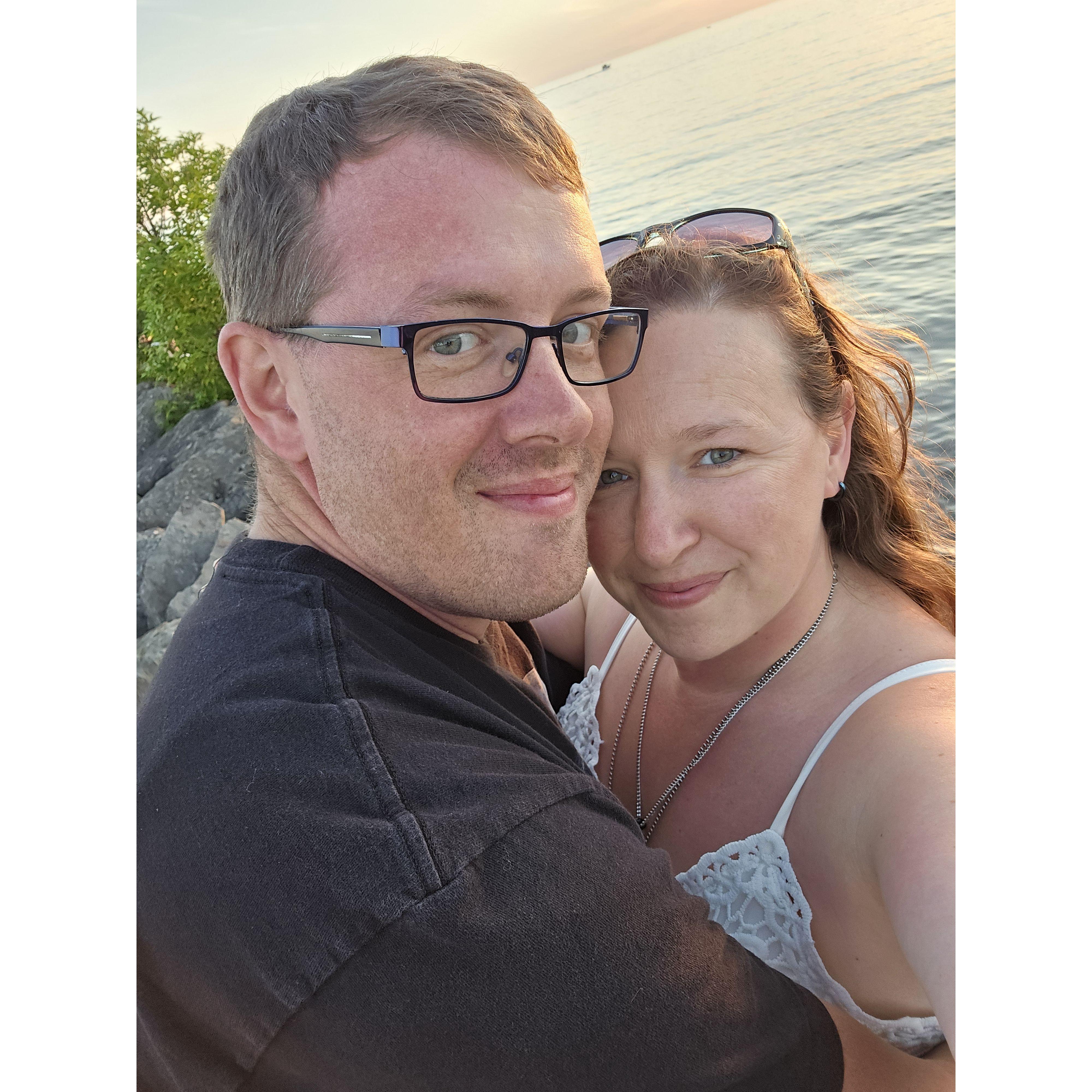 Our first picture as a couple!