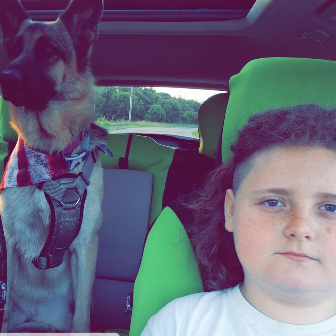 Brides Son and Dog Gisla