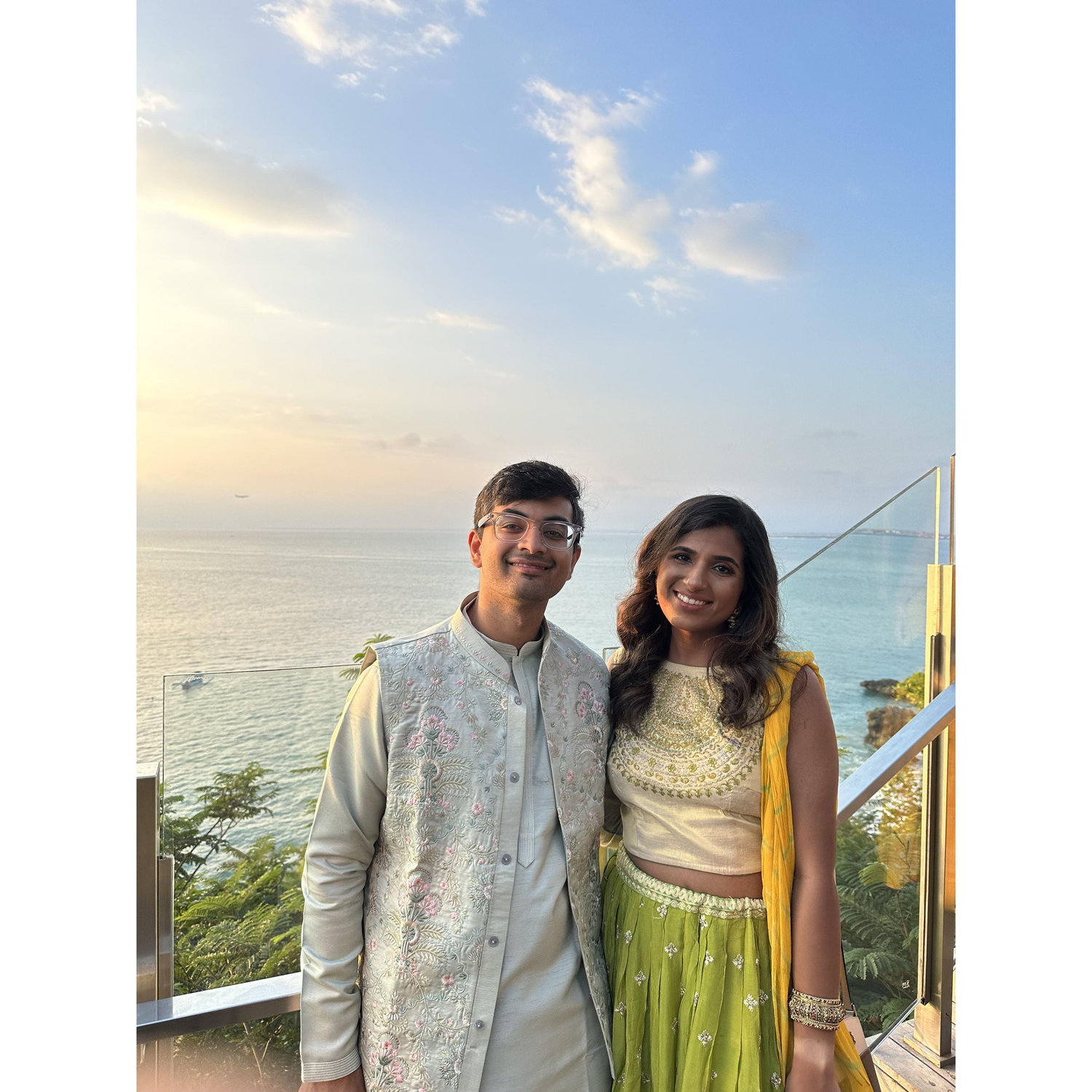 Our first wedding together in Bali