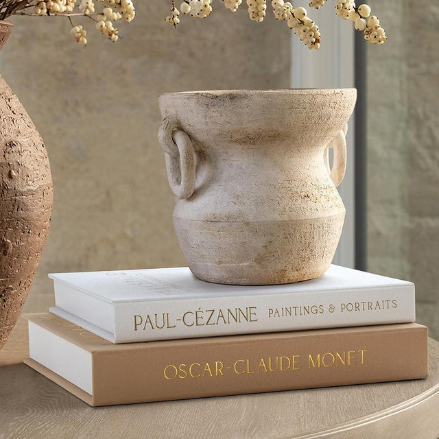 innoicco Aesthetic Decorative Books - Coffee Table Books Decor - Faux Decor Book Storage Box for Decoration - Set of 2 Linen Fake Book for Home Table Decors - Photo Storage Keepsake Box