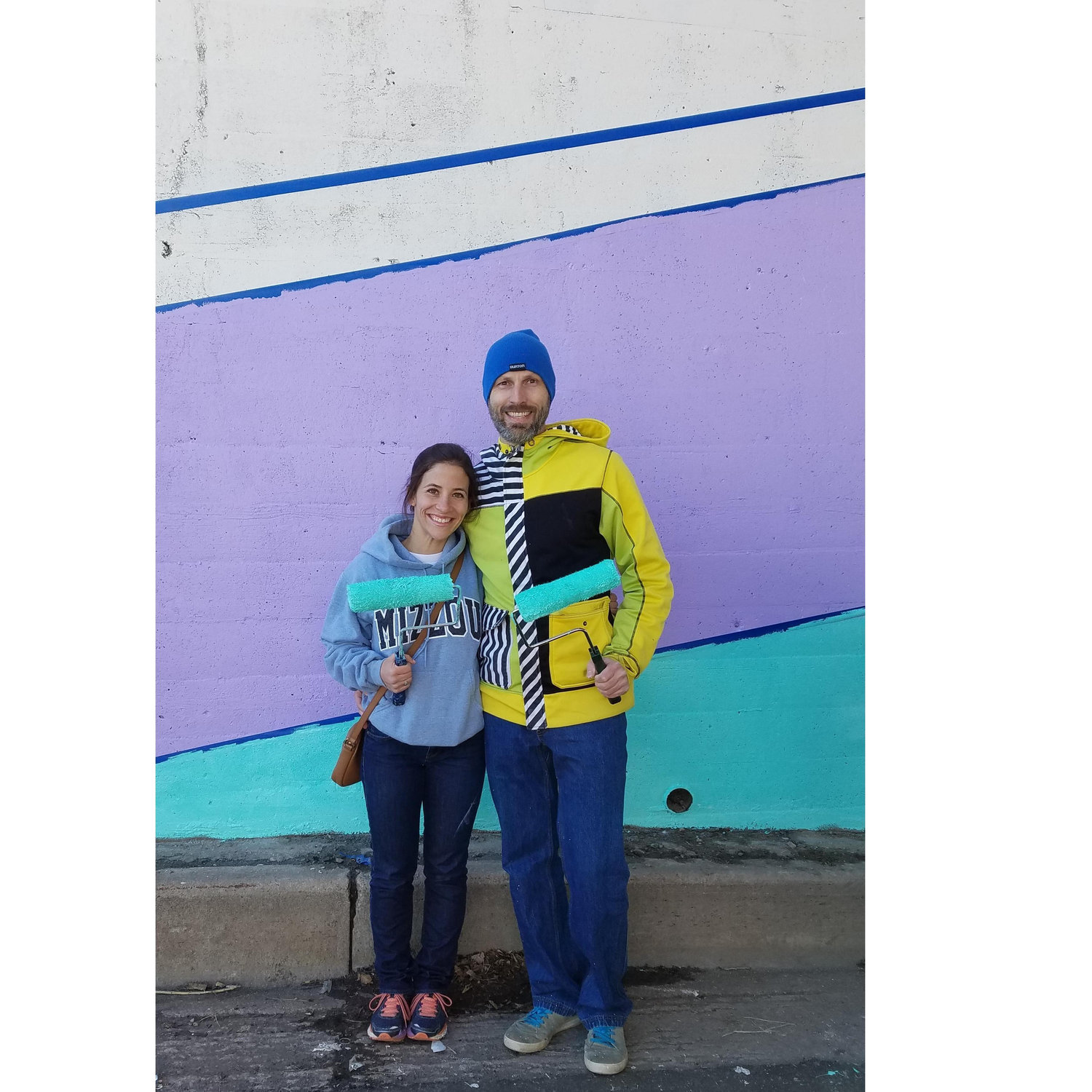 Beautifying Rino neighborhood in Denver in November 2017.
