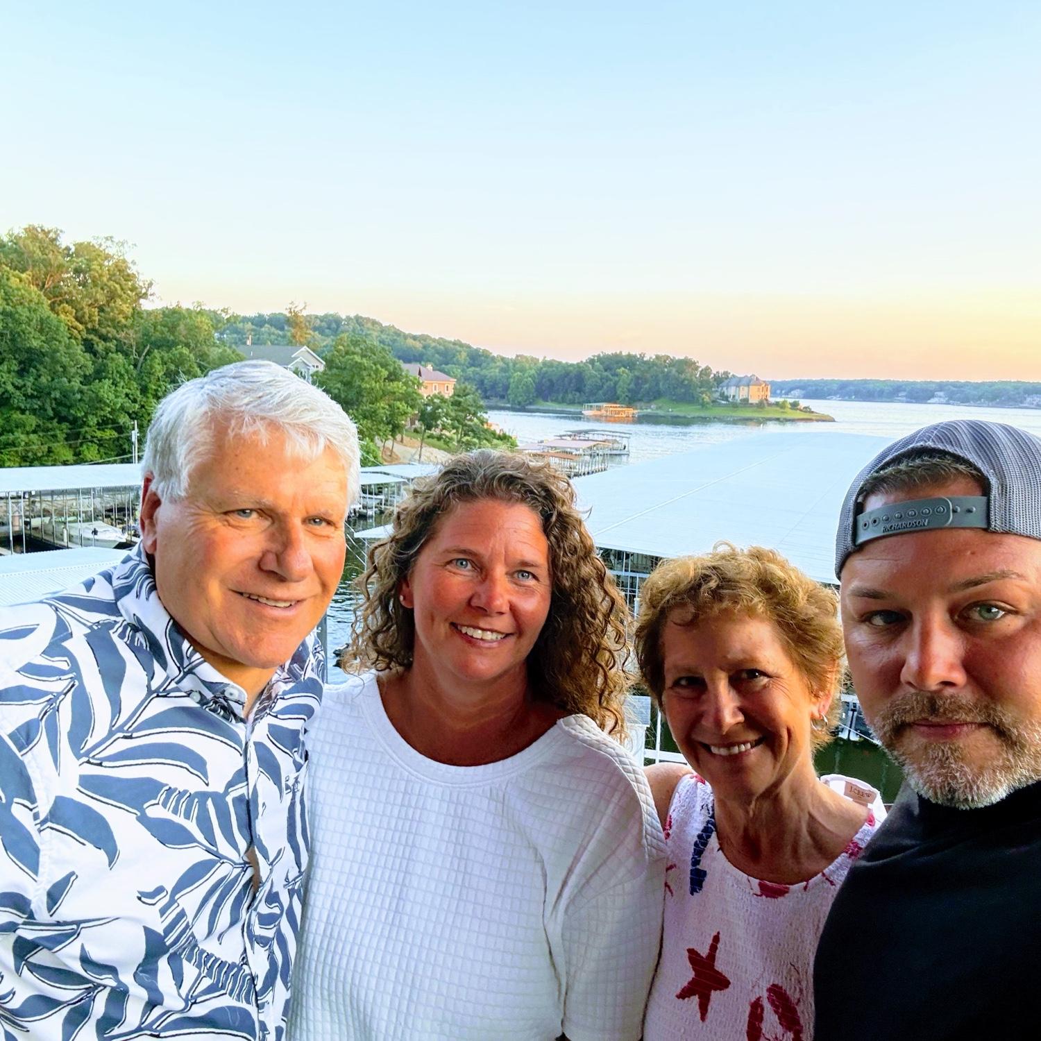 Lake life with Dave’s parents