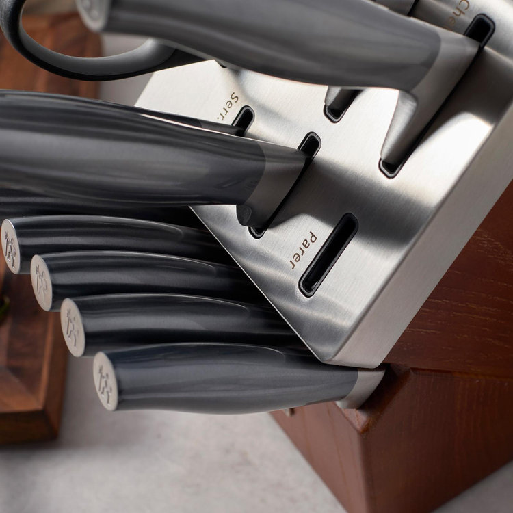 Henckels, Elan 7-Piece Self-Sharpening Knife Block Set | Zola