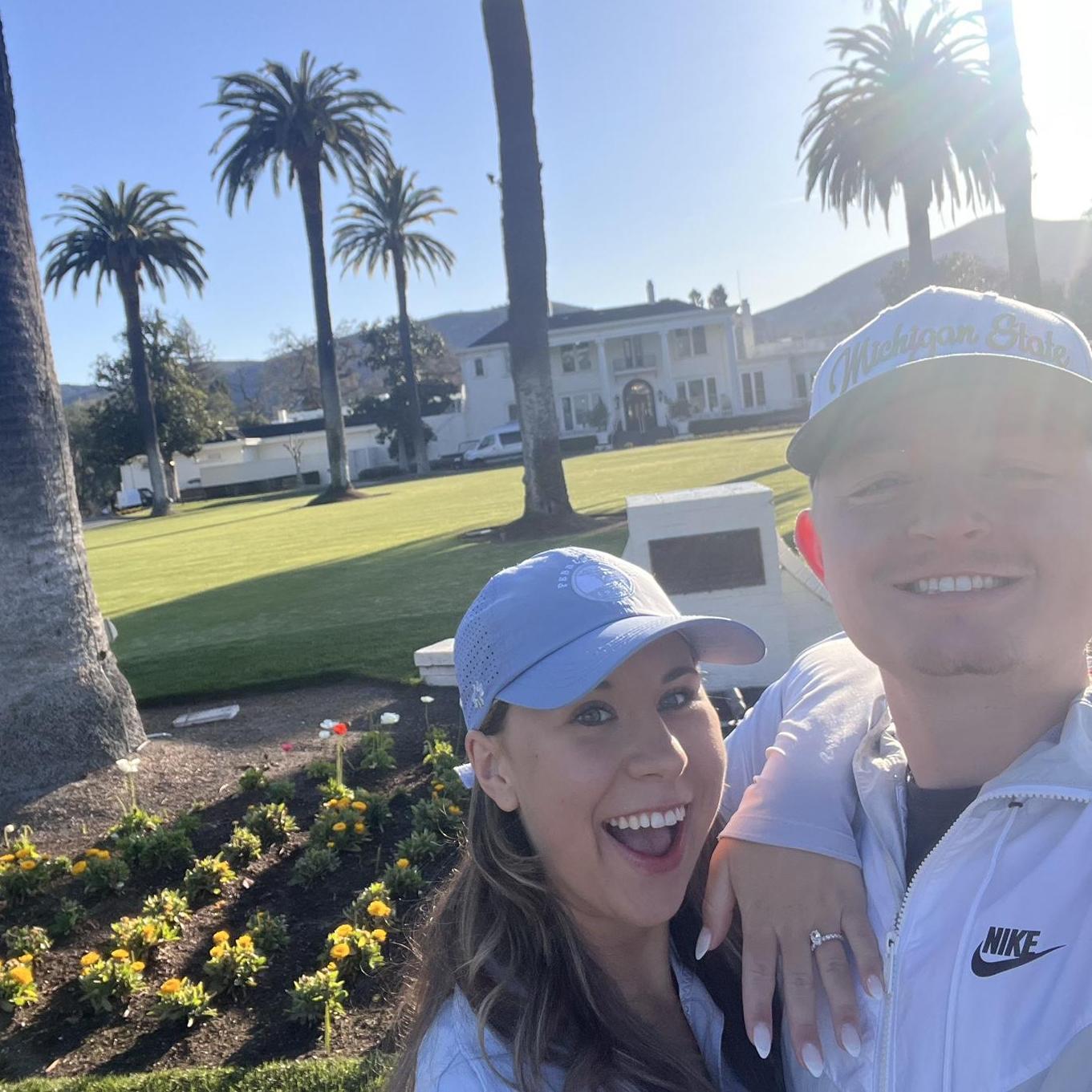 The morning after our engagement in Napa Valley, CA!