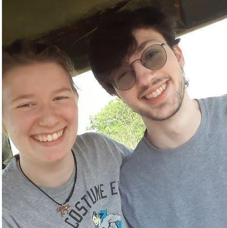 driving the tractor... or at least posing!