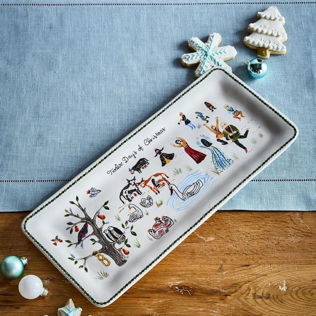 Juliska Twelve Days of Christmas Rectangular Hostess Tray