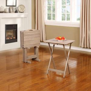 Ingleside 5 Piece Acacia Tray Table Set