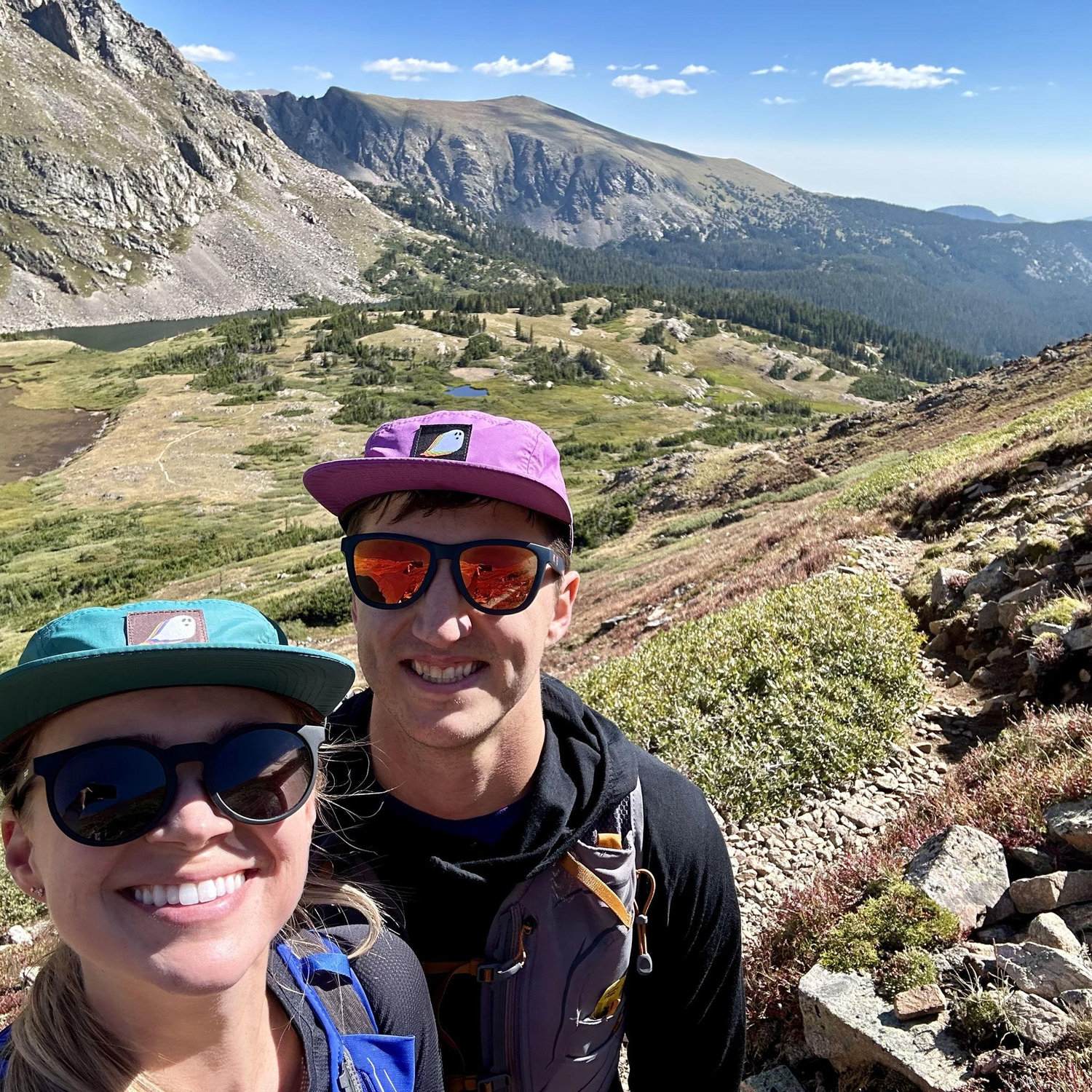 Trail running High Lonesome Loop.