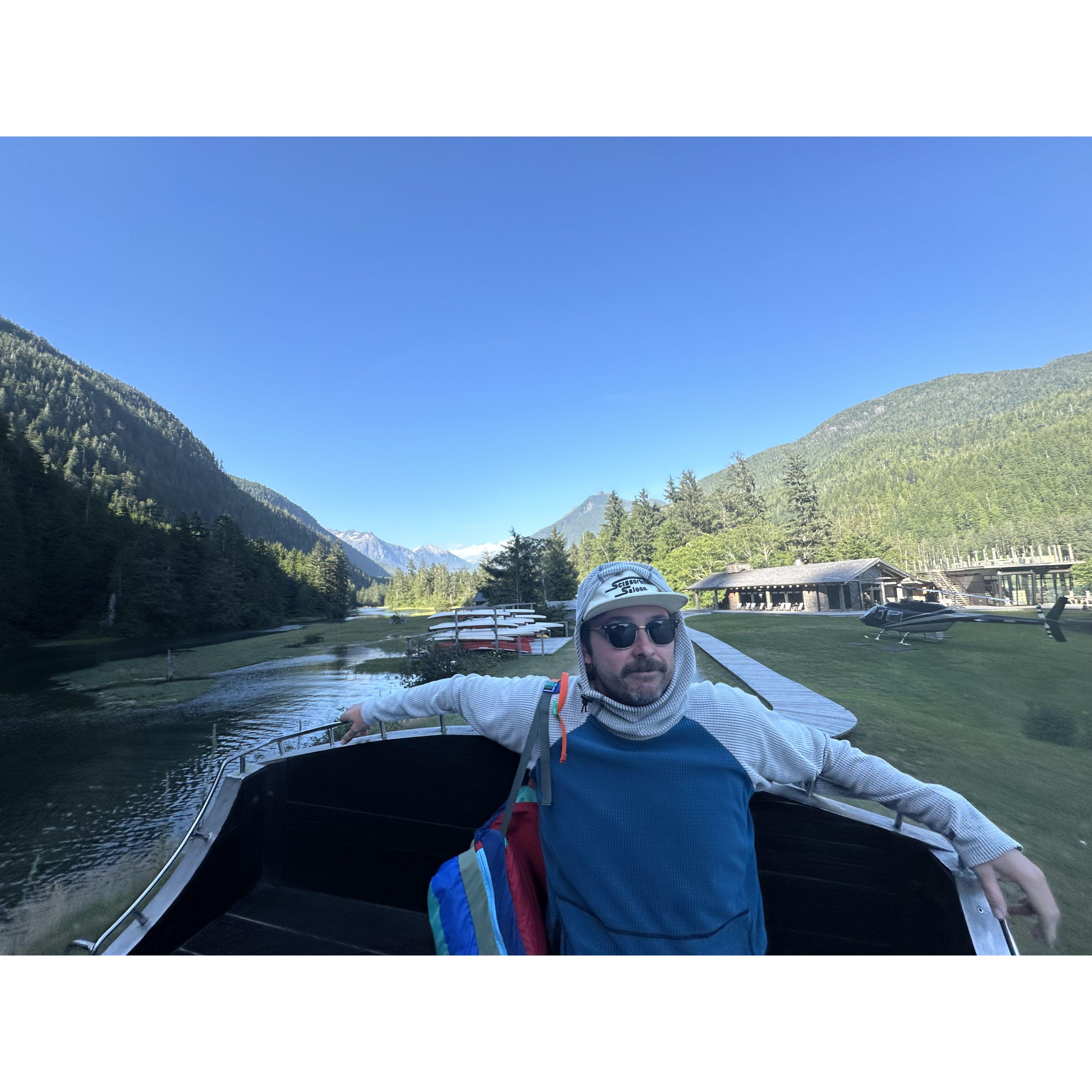 A very sad goodbye and view of our cute little special place