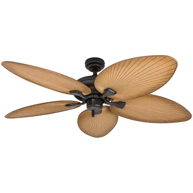 Honeywell Palm Valley 52-in Bronze Indoor/Outdoor Ceiling Fan