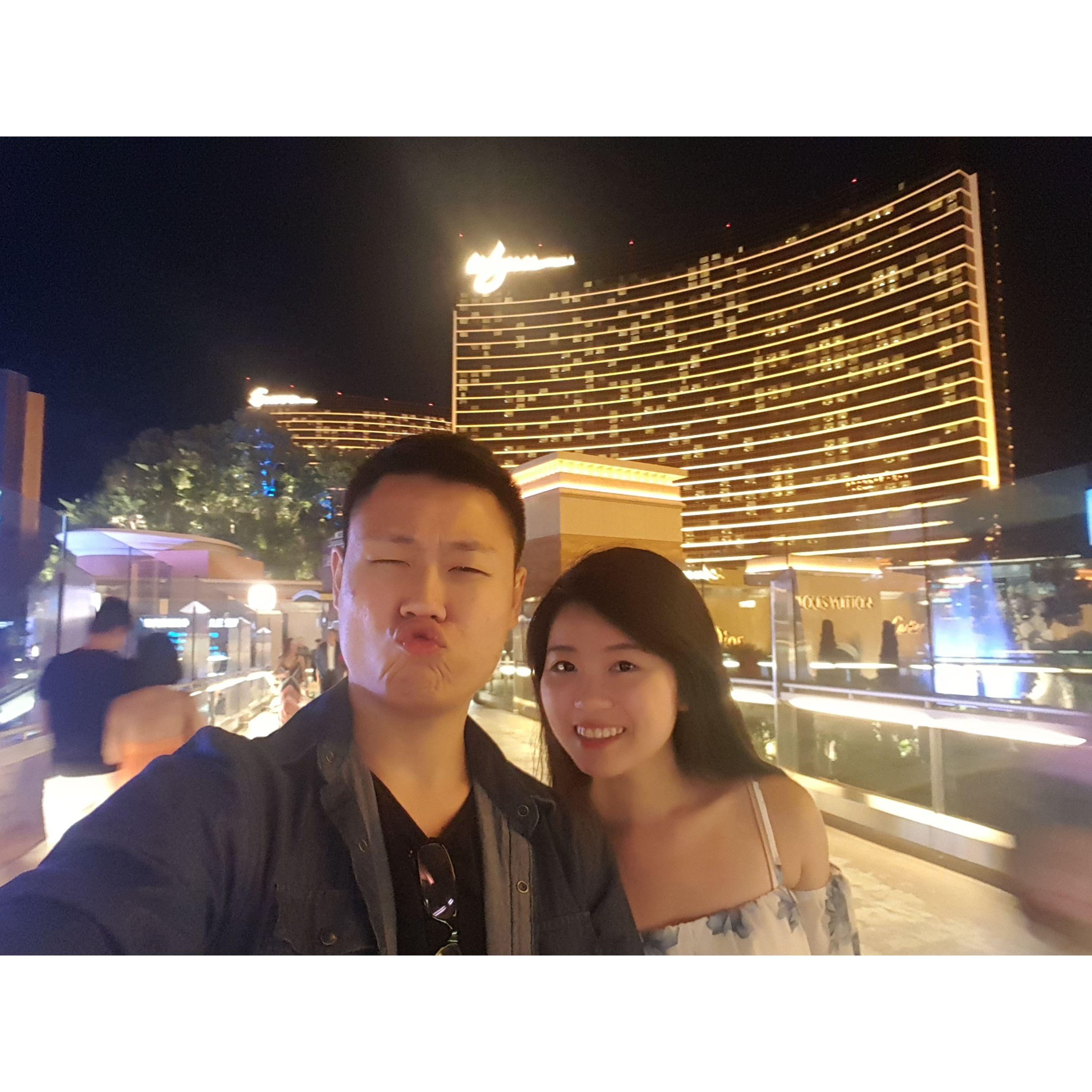 08-16-2017: Trip to Las Vegas with his family.