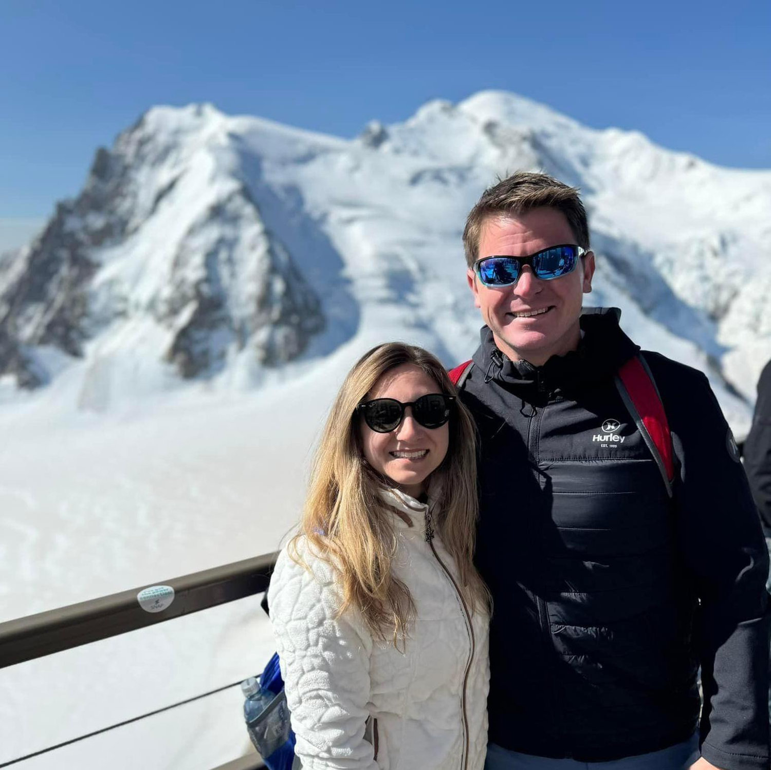 Over 12,000 ft at The Aiguille du Midi in the French Alps
