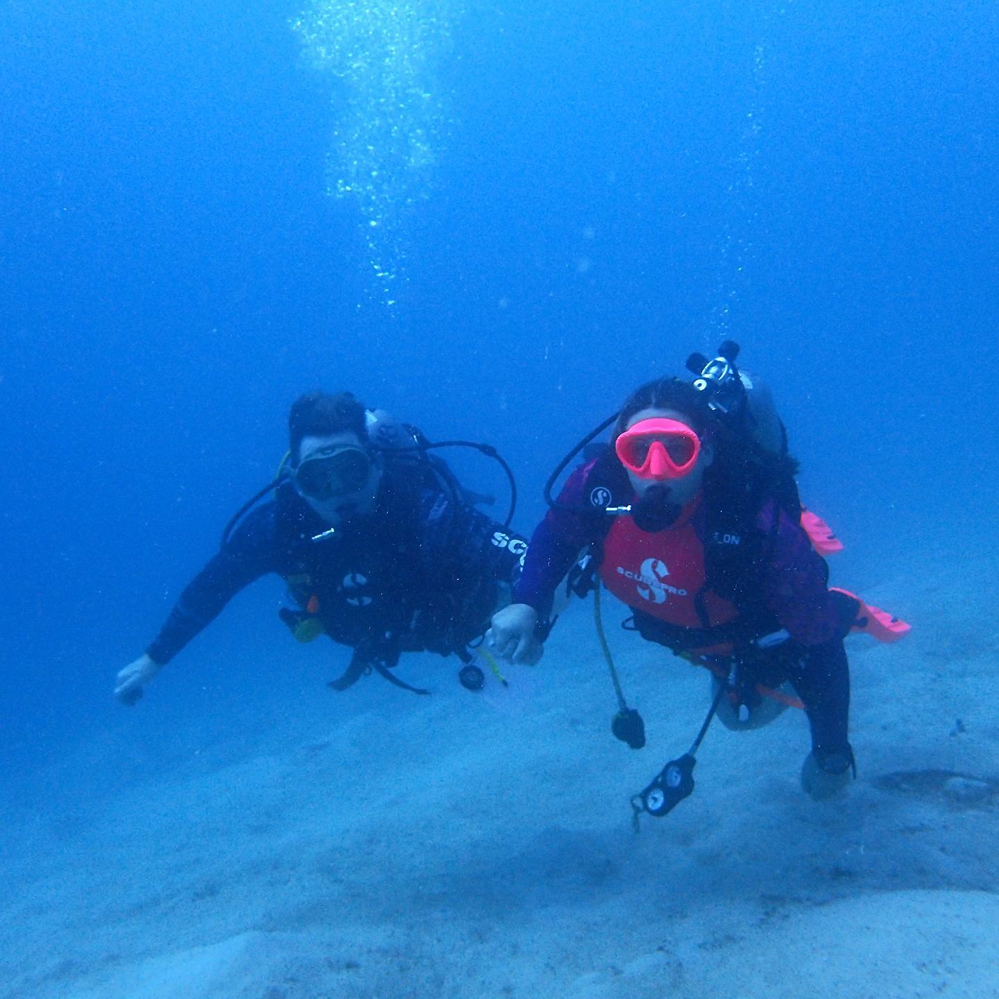 Family Beach dive, Guam.