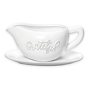 Precious Moments® Grateful Ceramic Gravy Boat with Saucer