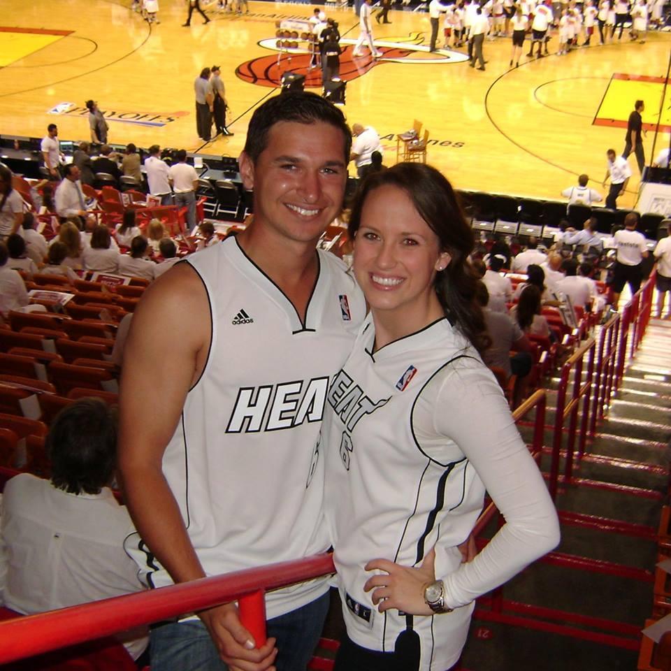 {June 2013} Cheering on the Miami Heat in the NBA Finals!