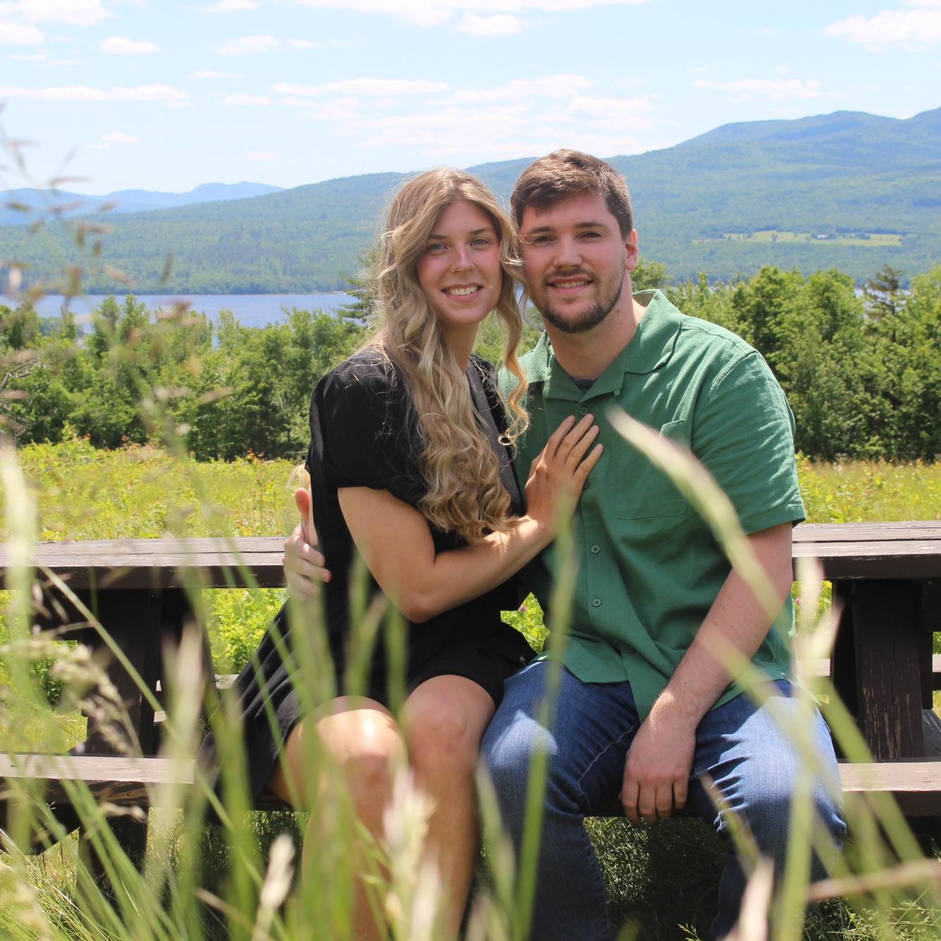 We ended up taking our engagement pictures ourselves!