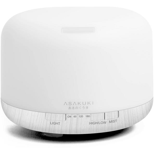 ASAKUKI 500ml Premium, Essential Oil Diffuser with Remote Control, 5 in 1 Ultrasonic Aromatherapy Fragrant Oil Humidifier Vaporizer, Timer and Auto-Off Safety Switch