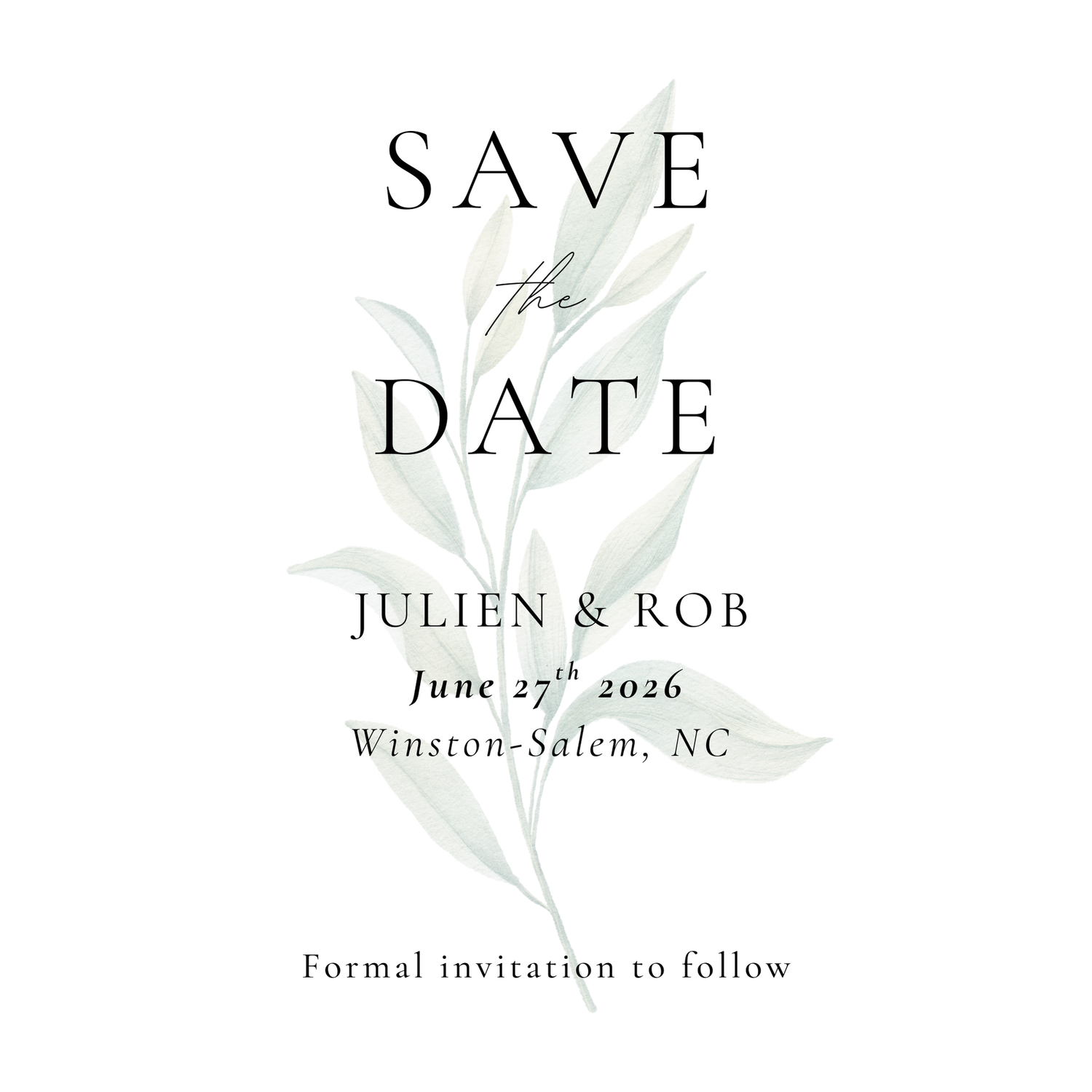 save the date