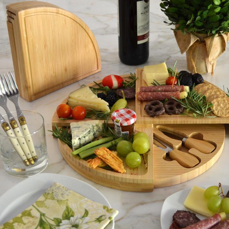 Picnic at Ascot, Florence Multi Level Charcuterie Board & Tool Set