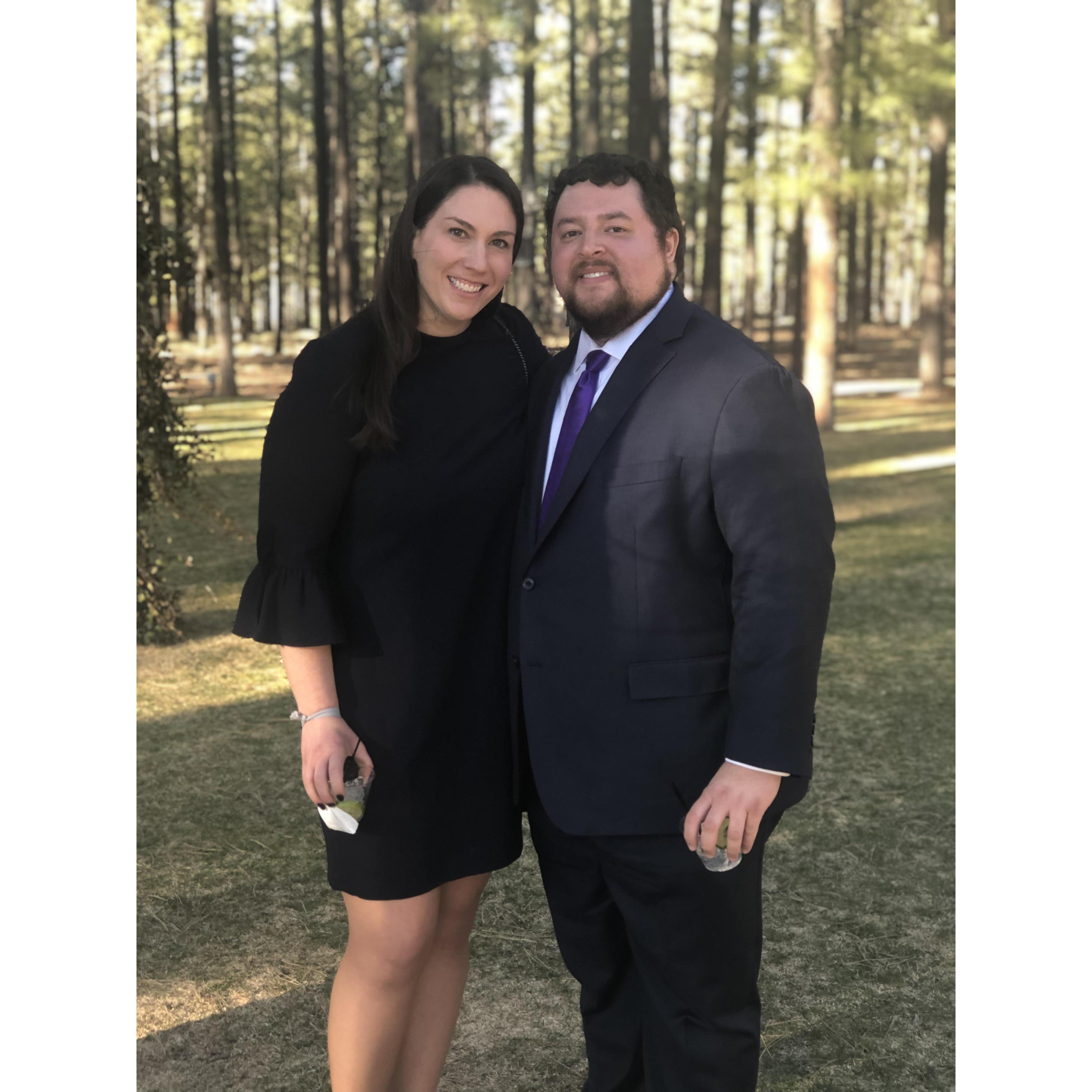 At Kristi and Adam's wedding in Pinetop, Arizona