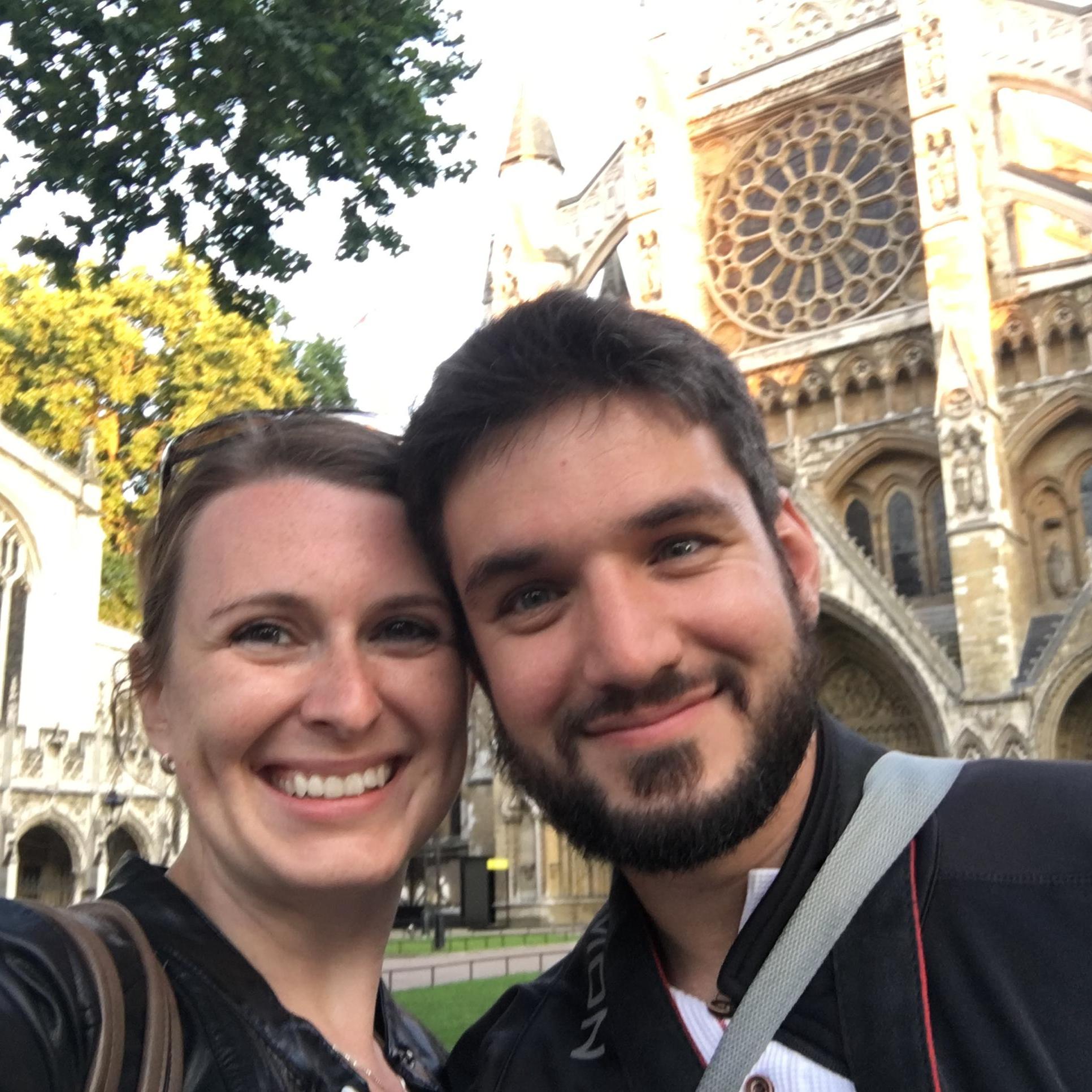 We took a lovely trip to London in 2017 and took this photo in front of Westminster Abbey