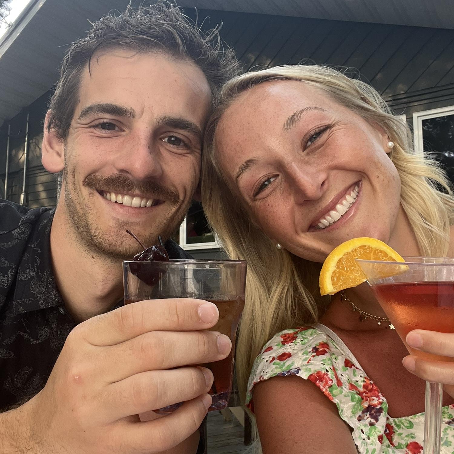Eagerly awaiting our wedding and finalizing plans! See you all soon!!