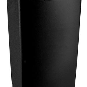 simplehuman 40 Liter/10.6 Gallon Slim Kitchen Step Trash Can, Black Plastic With Secure Slide Lock