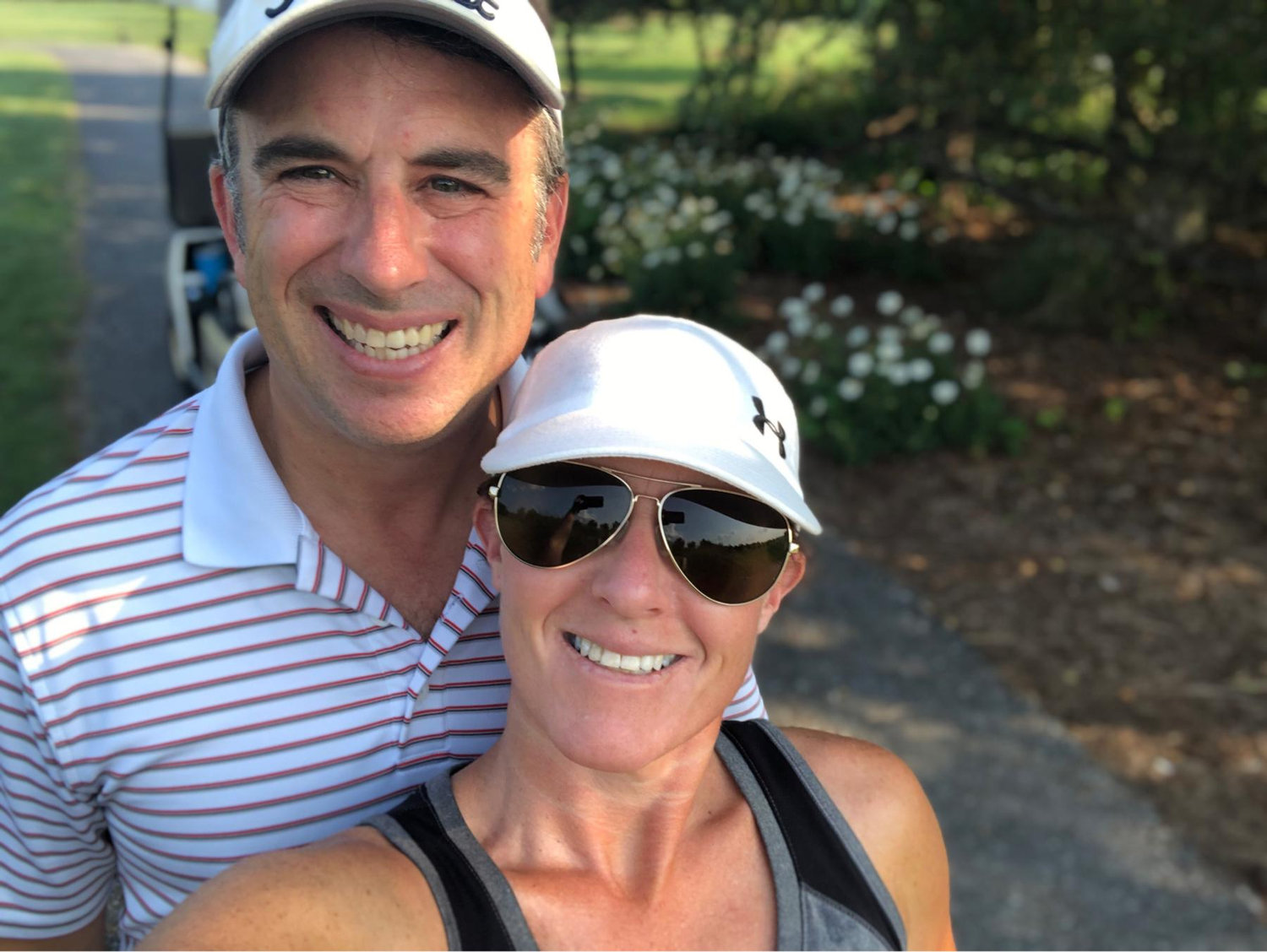 One of many golf outings.