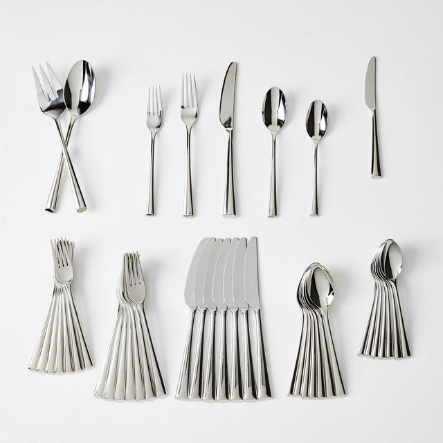 Bistro Cafe 43-Piece Flatware Set