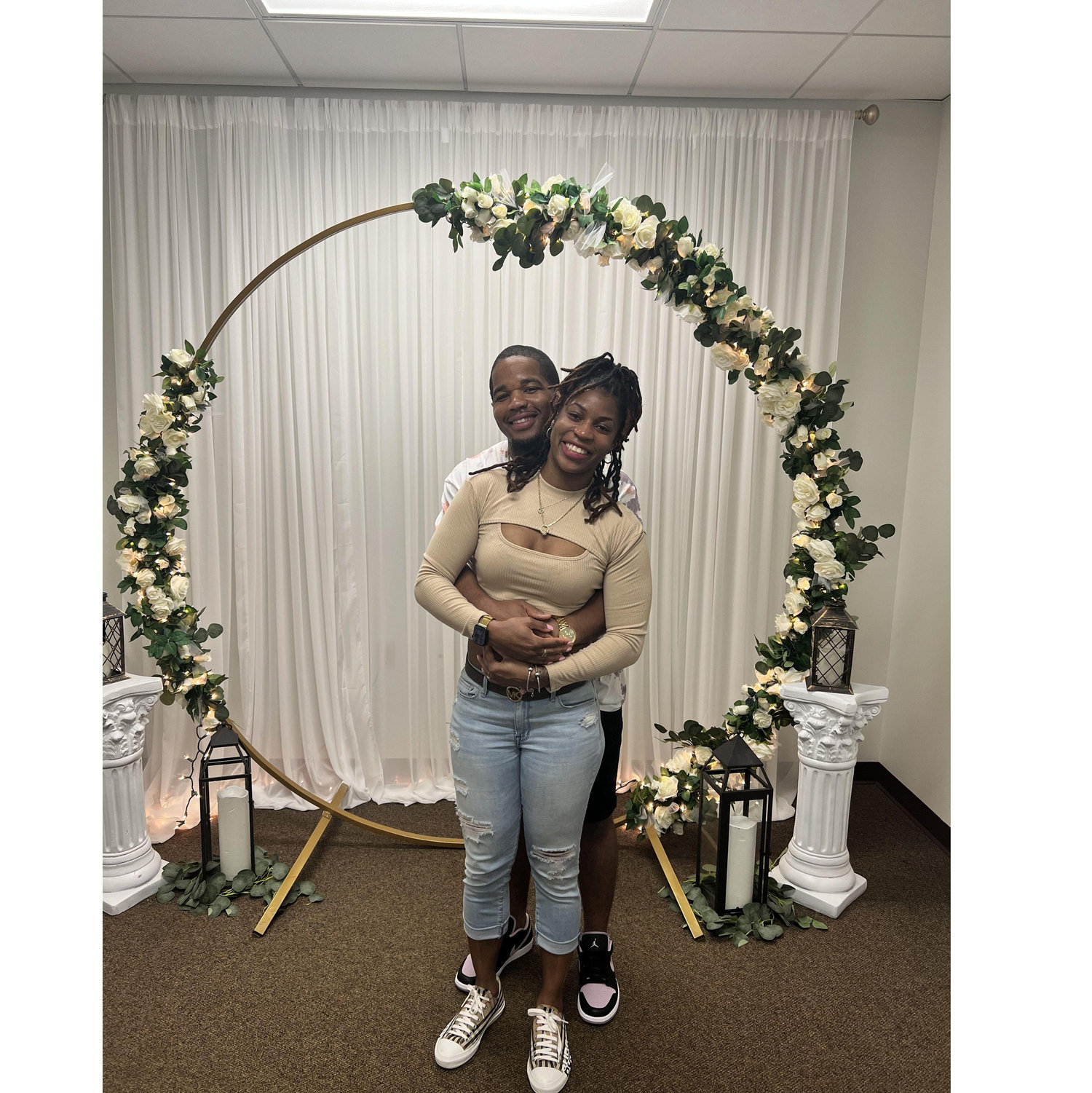 Our first wedding day!