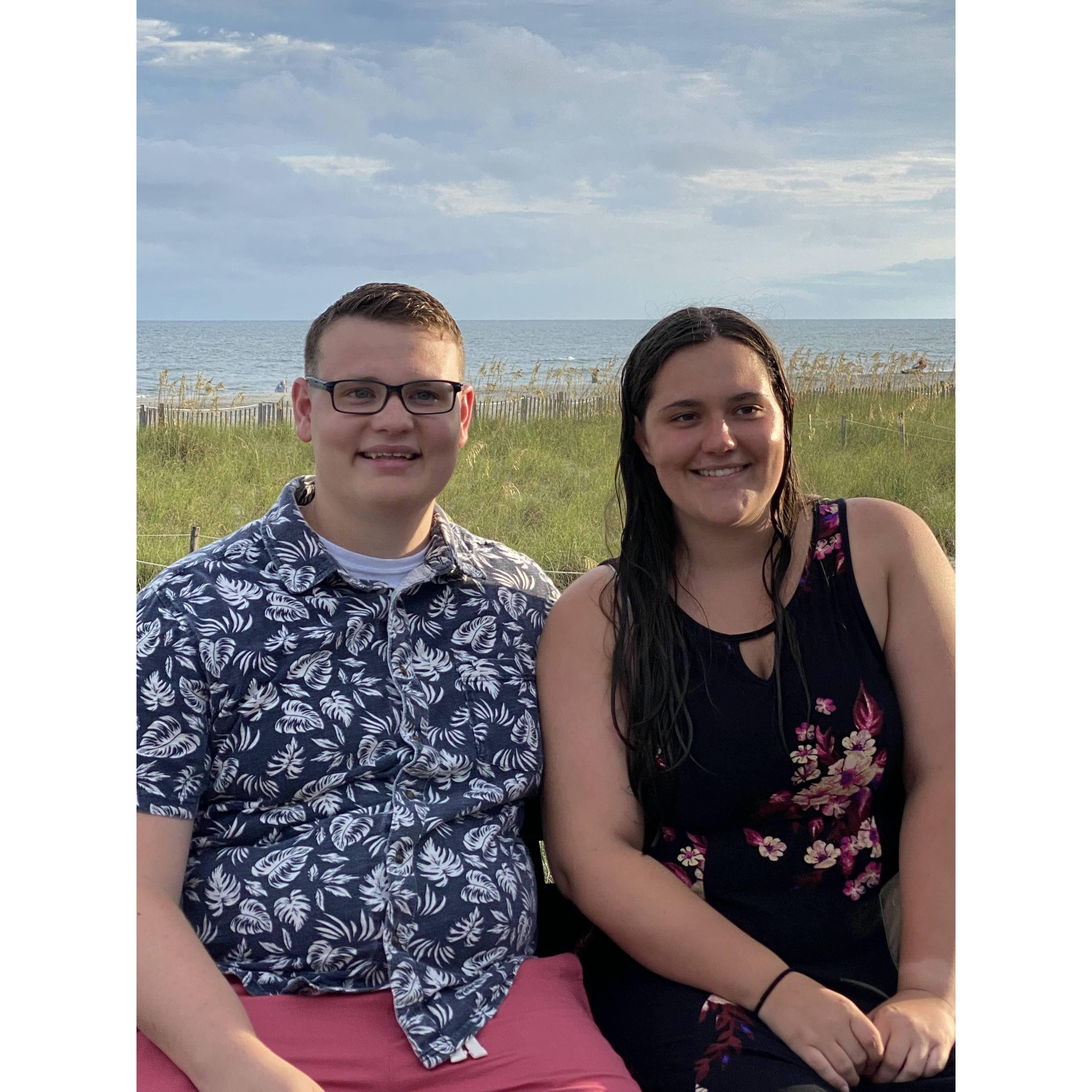 First trip to Holden Beach together, NC, July 2022