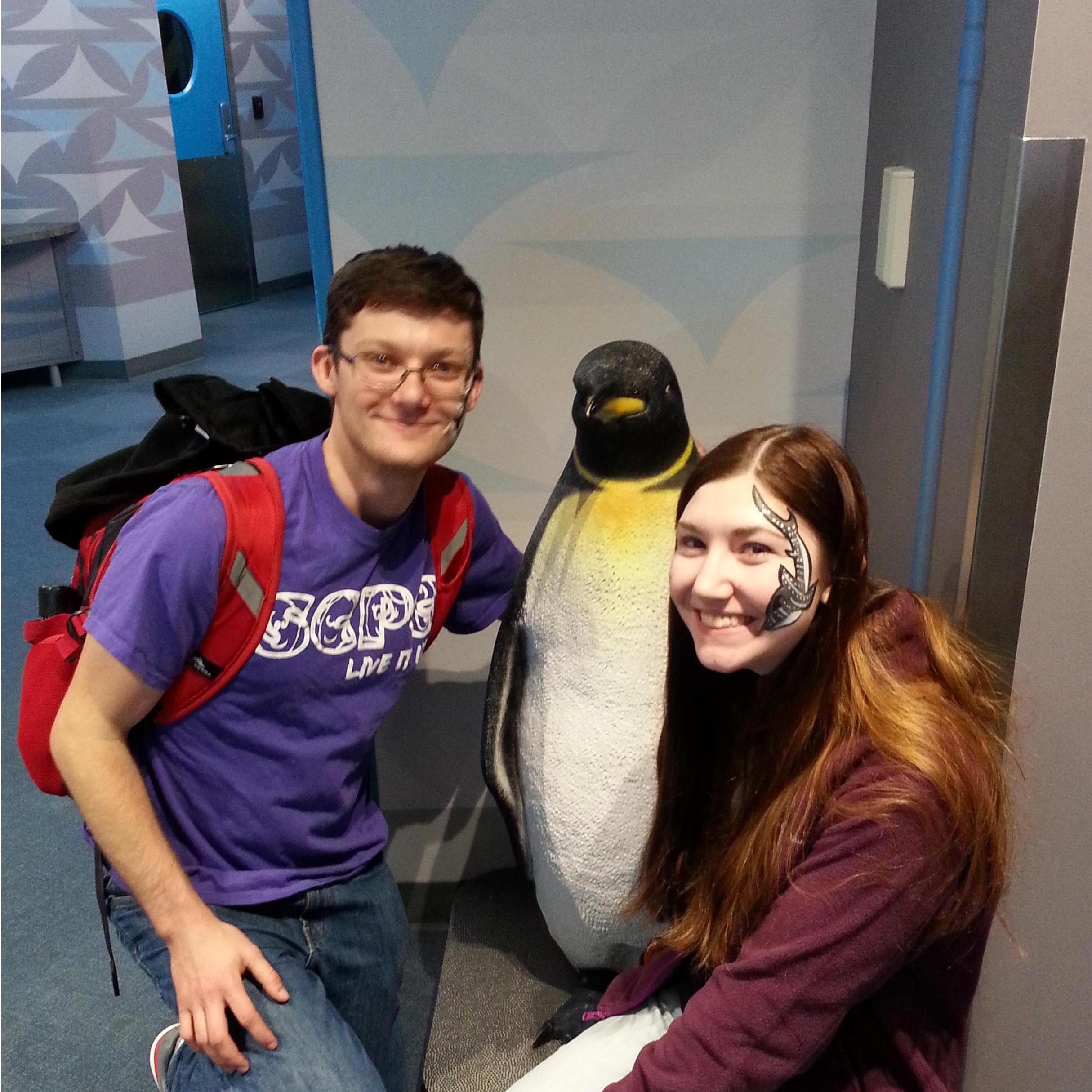 Since Jose was in Georgia Tech's student event organization, the couple spent many dates in fun places around Atlanta, like this night at the Georgia Aquarium!