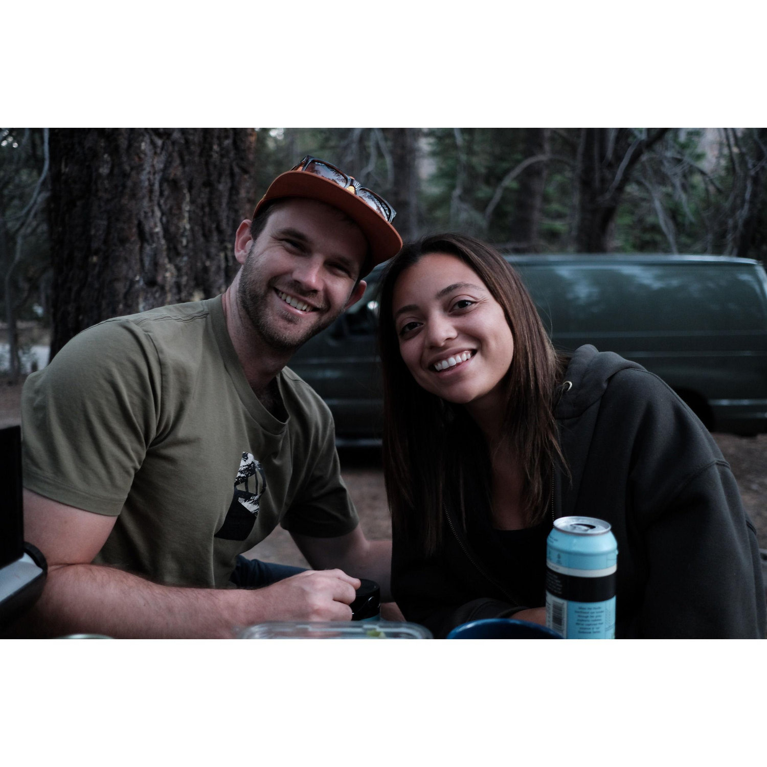 Camping at Huntington Lake, CA