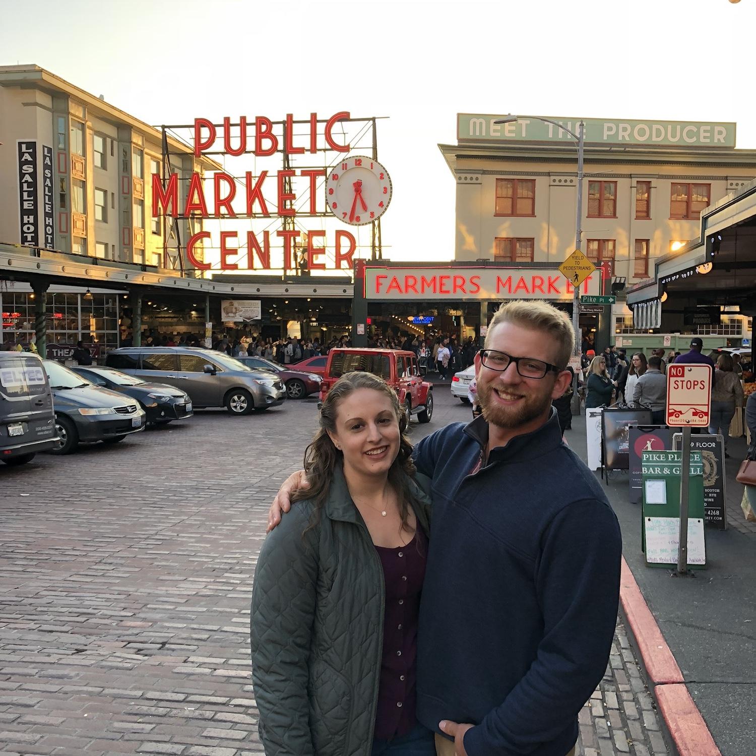 October 2018 - our first time exploring Seattle together