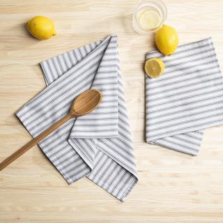 Bistro Stripe Dishtowels, Set of 2