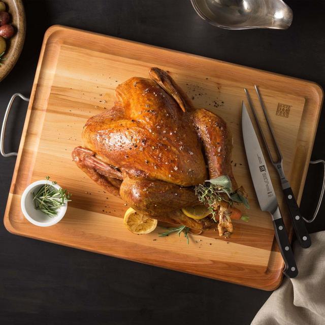 Zwilling Birchwood Carving Board with Handles